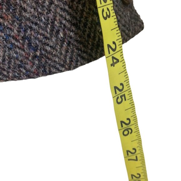 Vintage 80s Dark Grey Wool Tweed Double Button Sport Coat Size 44 - Picture 6 of 8